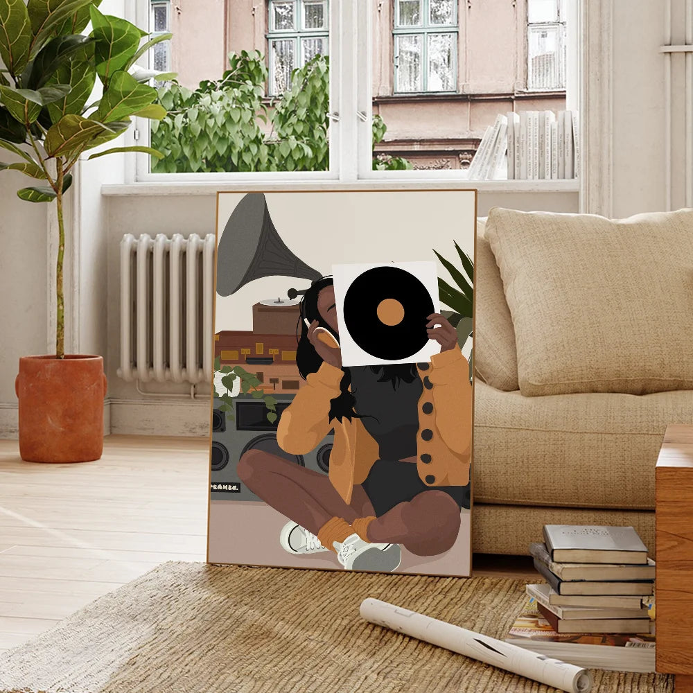 CÙRIYAṈ -  Tableau décoratif