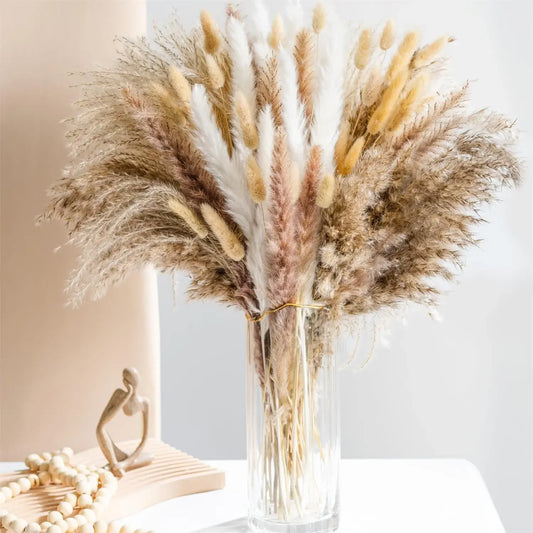 GJENG - Bouquet de fleurs séchées naturel