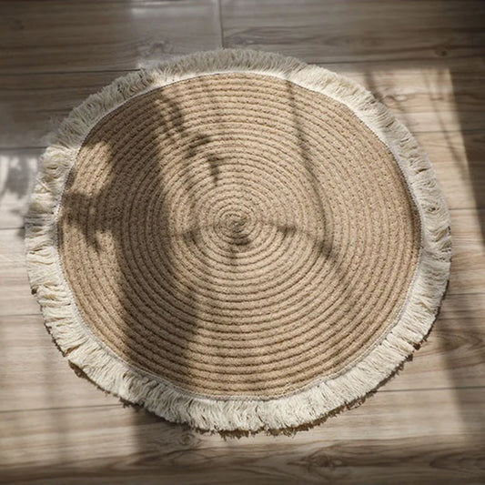 ANDRÉ - Tapis en rotin