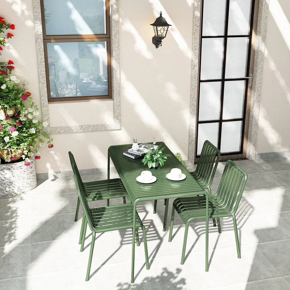 SEB -  Ensemble de table de jardin à personnaliser