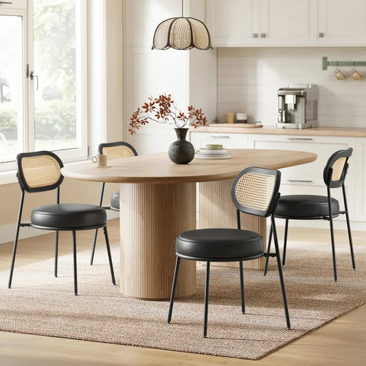 ATTILIO - Lot de 2 chaises de table