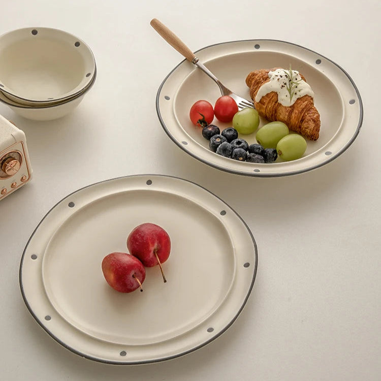 PUAN - Assiettes de table en céramique