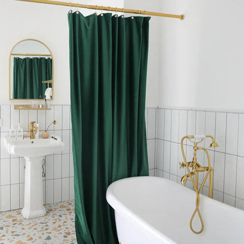NGOC - Rideau de douche en tissu