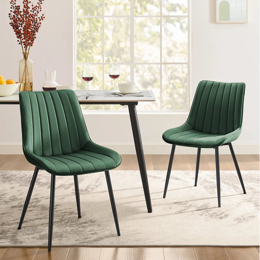 FRANCESCA - Lot de 2 chaises de table