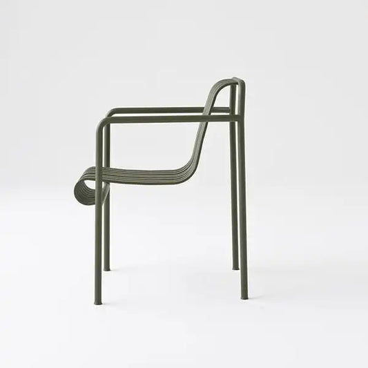 SEBASTIEN - Fauteuil de table en acier